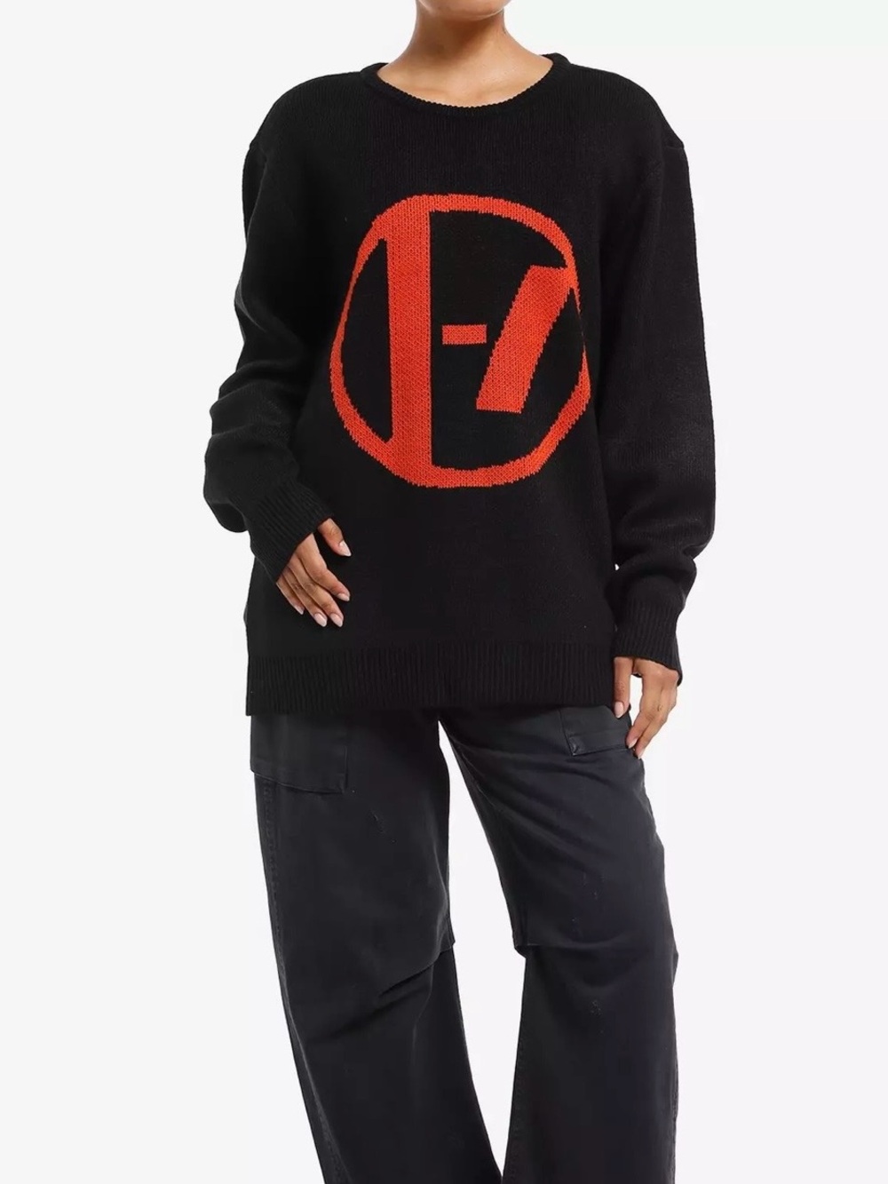 Twenty One Pilots Logo Intarsia Sweater